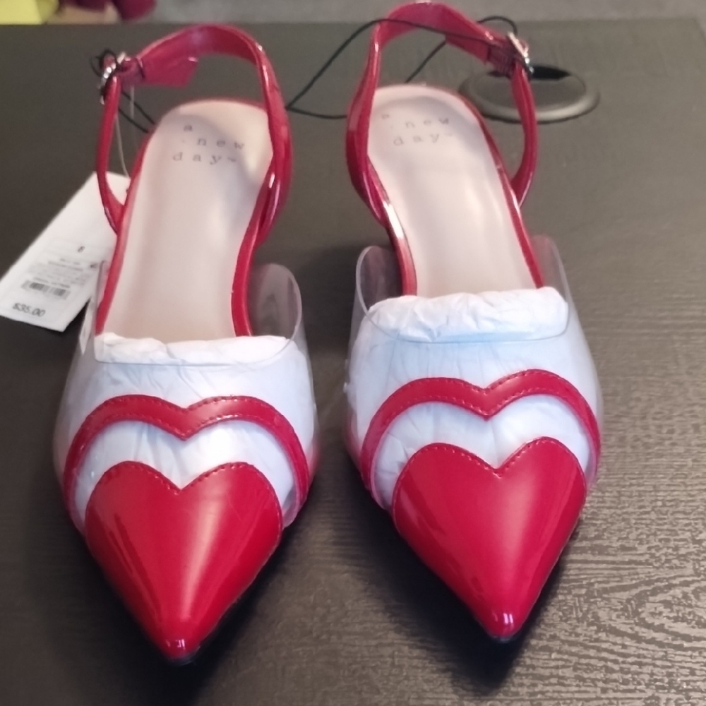 A New Day Red Romantic Heels